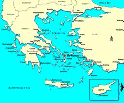    mykonos map greece